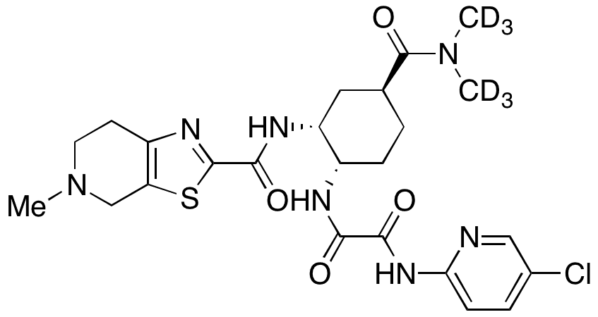 Edoxaban-d6 - Chemical structure and product image