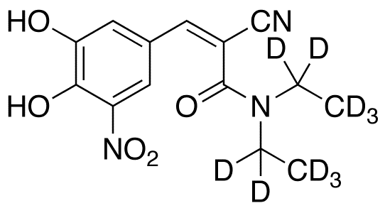 cis-Entacapone-d10 - Chemical structure and product image