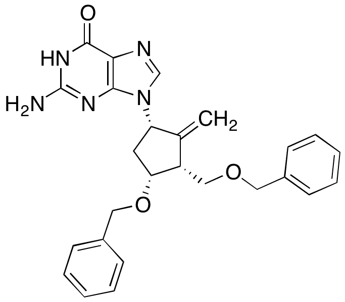	4’-epi-Entecavir-di-o-benzyl Ether - Chemical structure and product image