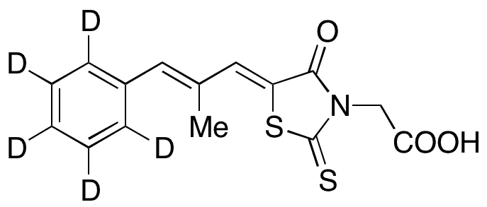 Epalrestat-d5 - Chemical structure and product image