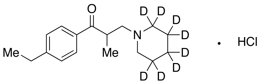 Eperisone-d10 Hydrochloride - Chemical structure and product image