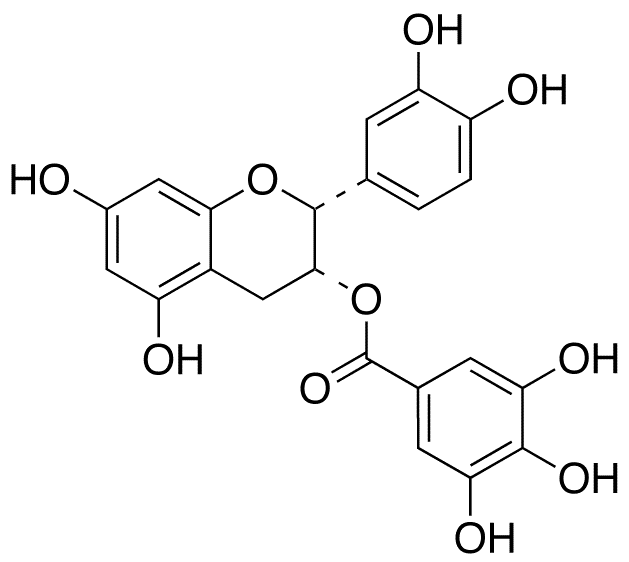 (-)-Epicatechin Gallate - Chemical structure and product image