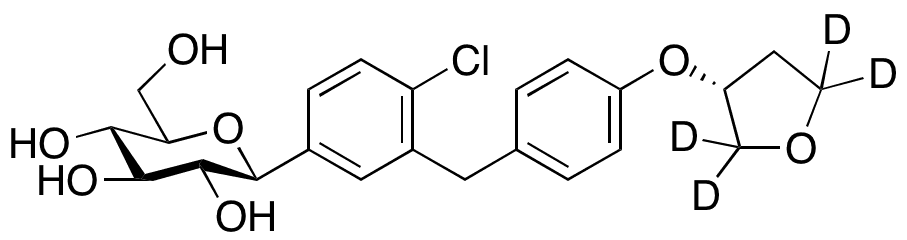 3’’’-Epi-Empagliflozin-d4 - Chemical structure and product image