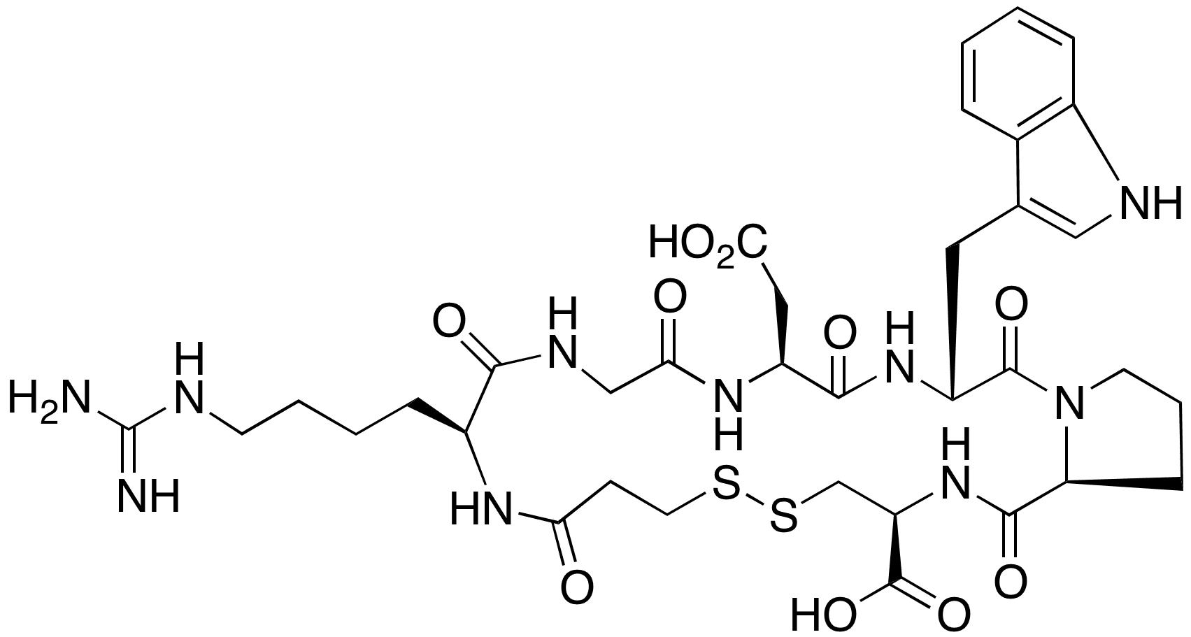 Eptifibatide (Cys-OH) - Chemical structure and product image