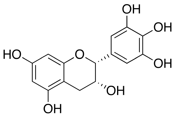 (-)-Epigallocatechin - Chemical structure and product image
