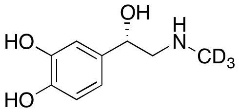 D-(+)-Epinephrine-d3 - Chemical structure and product image