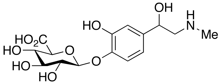 	DL-Epinephrine β-D-Glucuronide - Chemical structure and product image