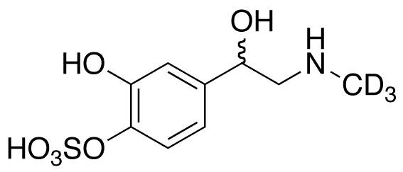 	Epinephrine-d3 Sulfate - Chemical structure and product image