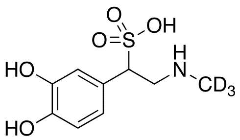 Epinephrine Sulfonic Acid-d3 - Chemical structure and product image