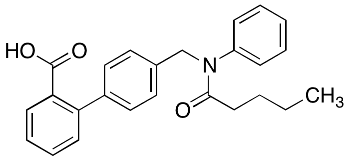 4’-[[(1-oxopentyl)phenylamino]methyl]-[1,1’-biphenyl]-2-carboxylic Acid - Chemical structure and product image