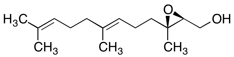 trans-2,3-Epoxyfarnesol - Chemical structure and product image