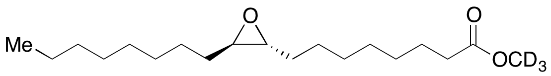 (±)-trans-9,10-Epoxystearic Acid Methyl Ester-d3 - Chemical structure and product image