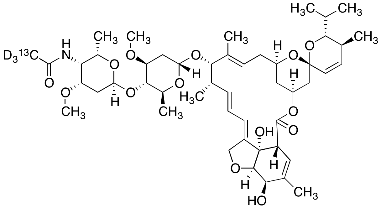 Eprinomectin B1b-13CD3 - Chemical structure and product image