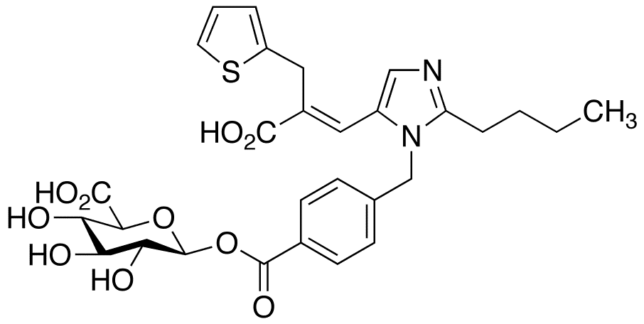 Eprosartan Acyl-β-D-glucuronide, >90% - Chemical structure and product image