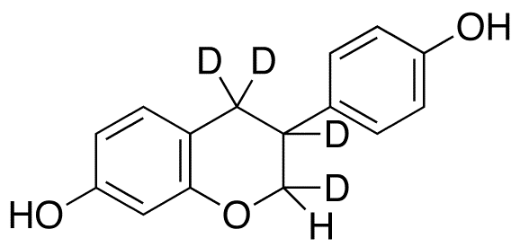 (R,S)-Equol-d4 (Major)(Mixture of Diastereomers) - Chemical structure and product image