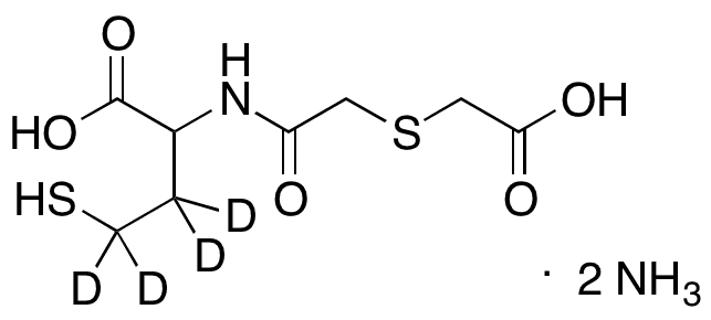 Erdosteine Thioacid-d4 Diammonium Salt - Chemical structure and product image