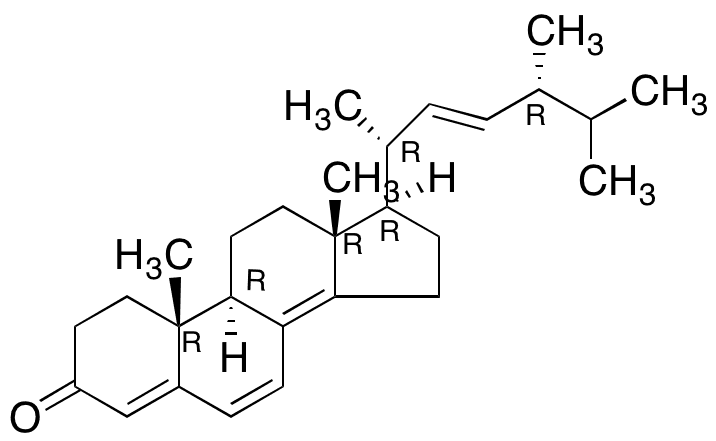 (22E)-Ergosta-4,6,8(14),22-tetraen-3-one - Chemical structure and product image
