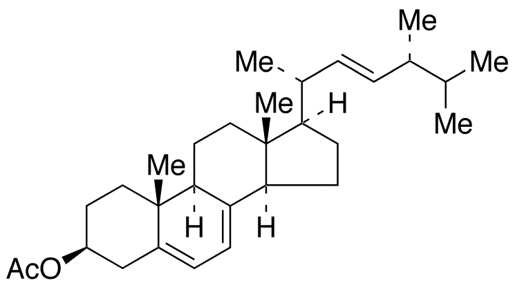 Ergosterol Acetate - Chemical structure and product image