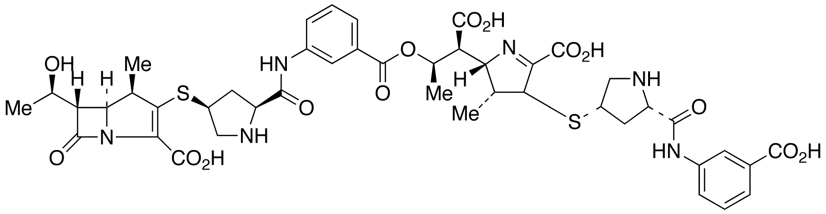 Ertapenem Dimer Ester Impurity - Chemical structure and product image