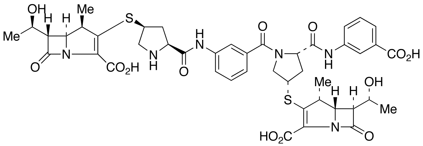 Ertapenem N-Carbonyl Dimer Impurity - Chemical structure and product image