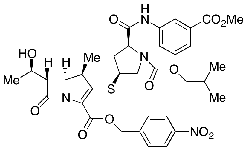 Ertapenem N-Isobutoxycarbonyl O-(4-Nitrobenzyl) - Chemical structure and product image