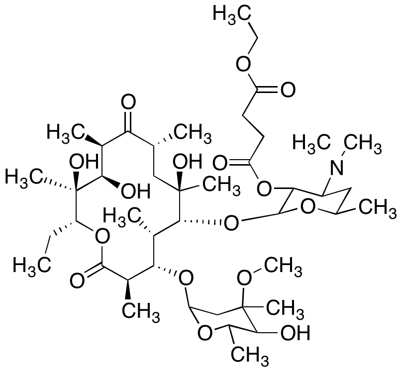 Erythromycin Ethyl Succinate - Chemical structure and product image