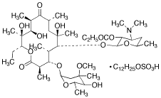 Erythromycin Estolate - Chemical structure and product image