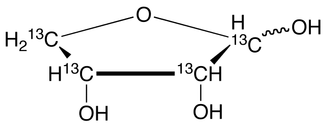 D-Erythrose-13C4 (As a solution in water  0.1M) - Chemical structure and product image