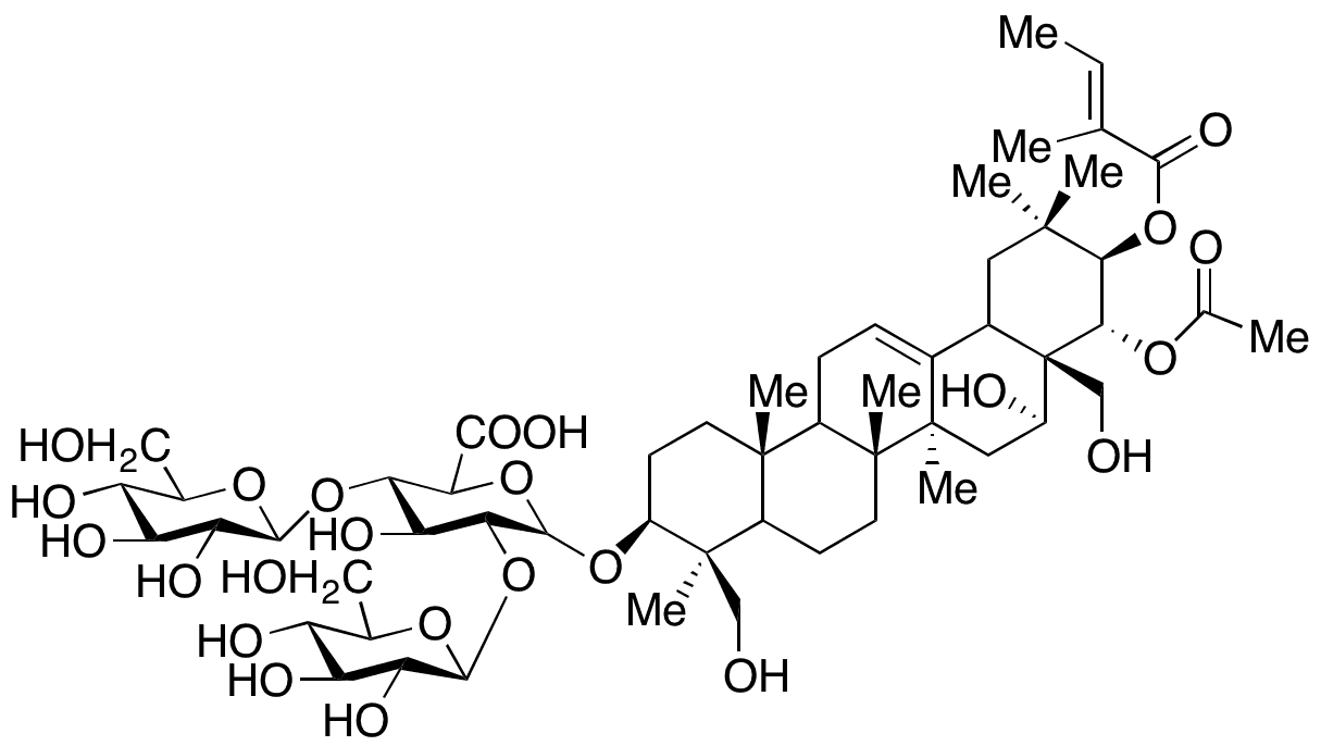 Escin (mixture of natural saponins) - Chemical structure and product image
