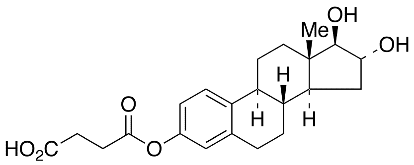 Estriol 3-Succinate - Chemical structure and product image