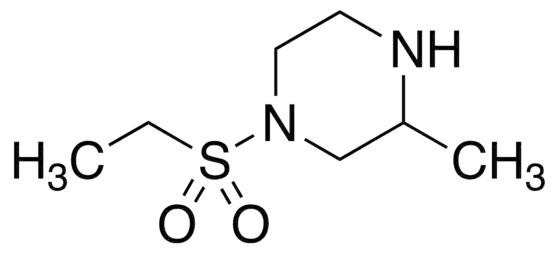 1-Ethanesulfonyl-3-methyl-piperazine - Chemical structure and product image