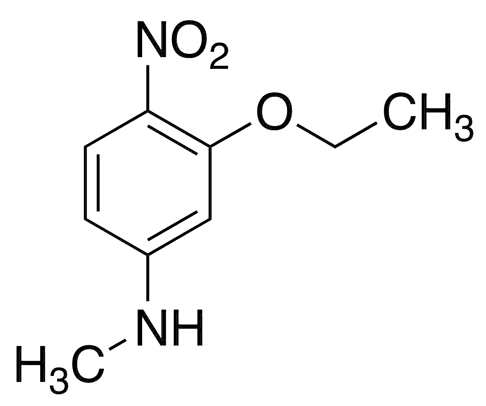 3-Ethoxy-N-methyl-4-nitroaniline - Chemical structure and product image