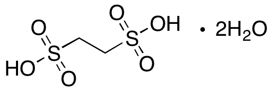 1,2-Ethanedisulfonic Acid Dihydrate - Chemical structure and product image