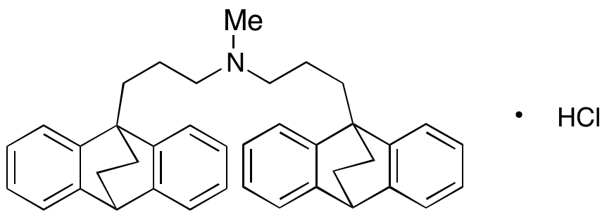 N-[3-(9,10-Ethanoanthracen-9(10H)-yl)propyl] Maprotiline Hydrochloride - Chemical structure and product image