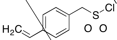 4-Ethenylbenzenemethanesulfonyl Chloride - Chemical structure and product image
