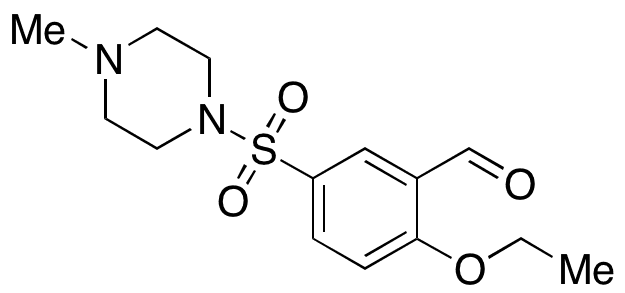 2-Ethoxy-5-[(4-methyl-1-piperazinyl)sulfonyl)]-benzaldehyde - Chemical structure and product image