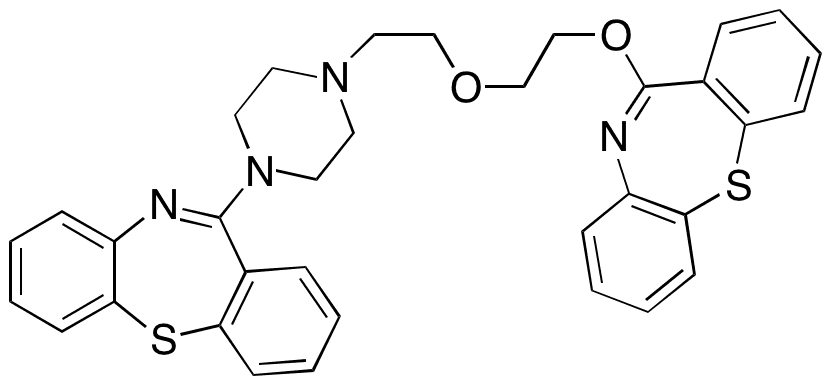 O-Dibenzo[b,f][1,4]thiazepinyl Quetiapine - Chemical structure and product image