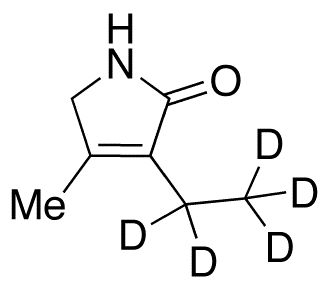 3-(Ethyl-d5)-1,5-dihydro-4-methyl-2H-pyrrol-2-one - Chemical structure and product image
