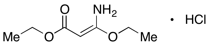 Ethyl 3-Amino-3-ethoxyacrylate Hydrochloride - Chemical structure and product image