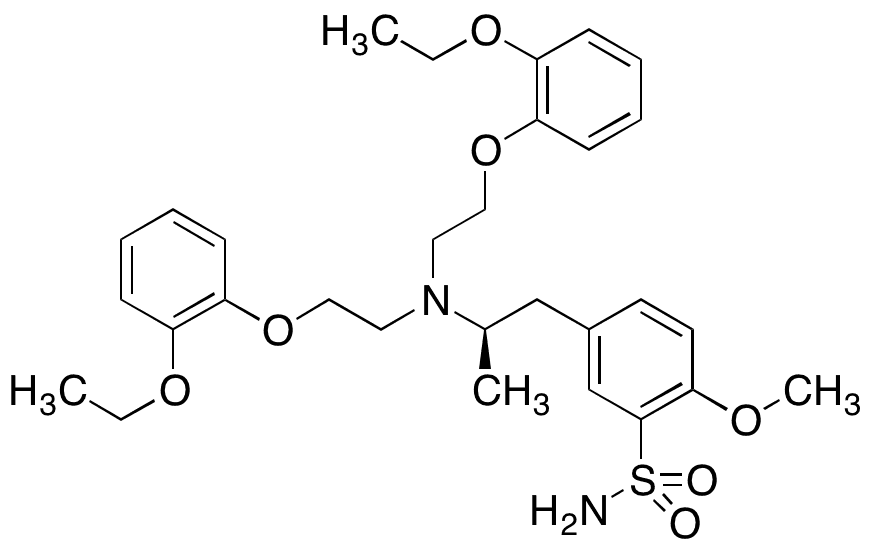 N-[2-(2-Ethoxyphenoxy)ethyl]-(R)-Tamsulosin - Chemical structure and product image