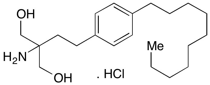 Ethyl Fingolimod Hydrochloride - Chemical structure and product image