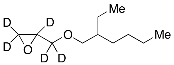 2-[[(2-Ethylhexyl)oxy]methyl]oxirane-d5 - Chemical structure and product image