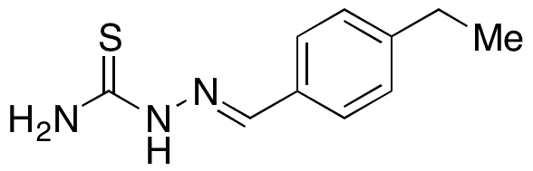 (2E)-2-[(4-Ethylphenyl)methylene]hydrazinecarbothioamide - Chemical structure and product image