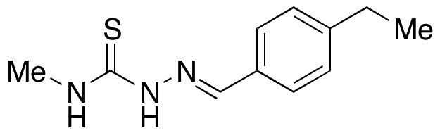 2-[(4-Ethylphenyl)methylene]-N-methylhydrazinecarbothioamide - Chemical structure and product image