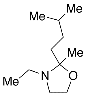 3-Ethyl-2-methyl-2-(3-methylbutyl)-oxazolidine - Chemical structure and product image