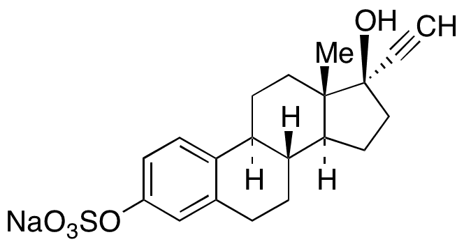 Ethynyl Estradiol 3-Sulfate Sodium Salt - Chemical structure and product image