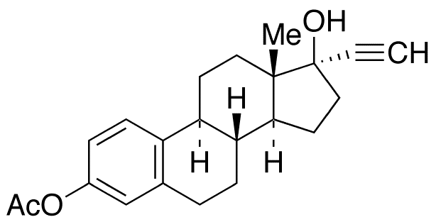 Ethynyl Estradiol 3-Acetate - Chemical structure and product image