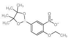 4-Ethoxy-3-nitrophenylboronic acid, pinacol ester - Chemical structure and product image