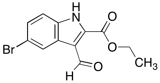 Ethyl 5-Bromo-3-formyl-1H-indole-2-carboxylate - Chemical structure and product image