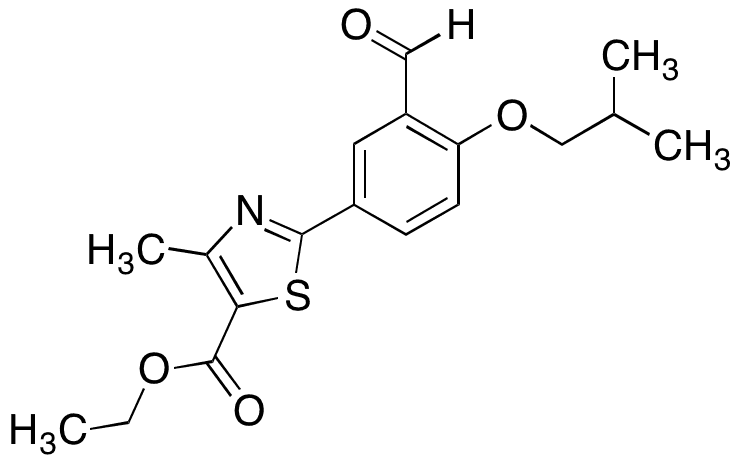 Ethyl 2-(3-formyl-4-isobutoxyphenyl)-4-methylthiazole-5-carboxylate - Chemical structure and product image